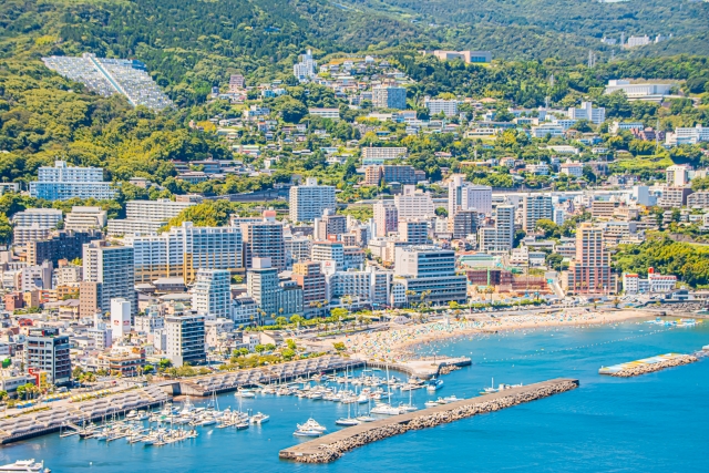 panoramic view from Atami Castle