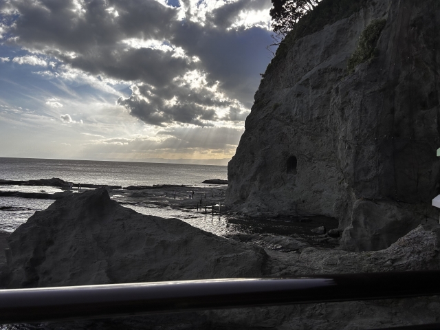 inside view of Enoshima Iwaya Caves