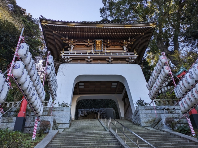 Enoshima Shrine view of the sea