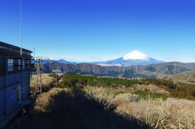 Mount Fuji view from Hakone Ropeway