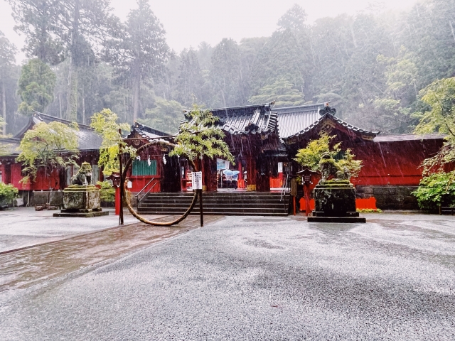 surroundings of Hakone Shrine