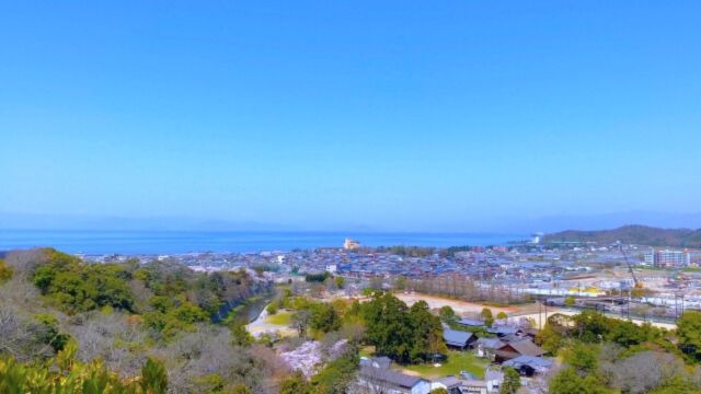 View from Hikone Castle 