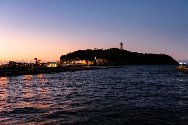 view of Katase Higashihama Beach