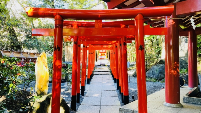 view of Kinomiya Shrine