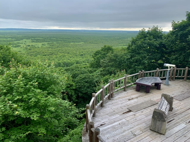 View of Kushiro wetlands from the observatory