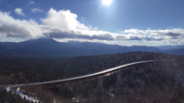 Mikuni Pass rest house and parking