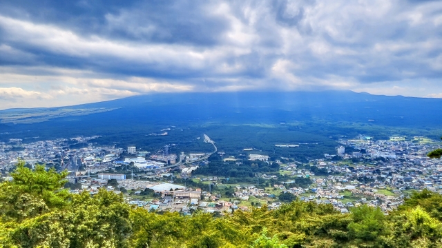 Ropeway station near Mt. Fuji