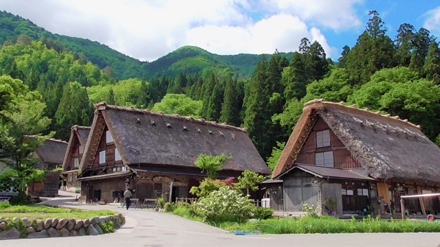 Traditional Gassho-zukuri farmhouse