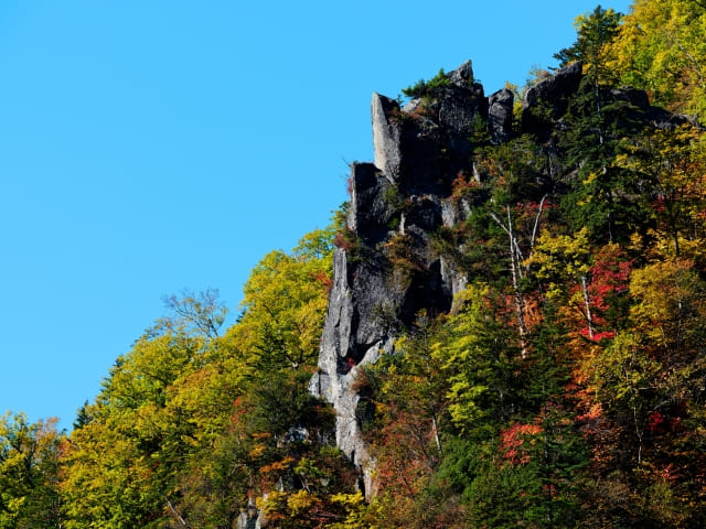 Hagoromo Falls at Tenninkyo Gorge